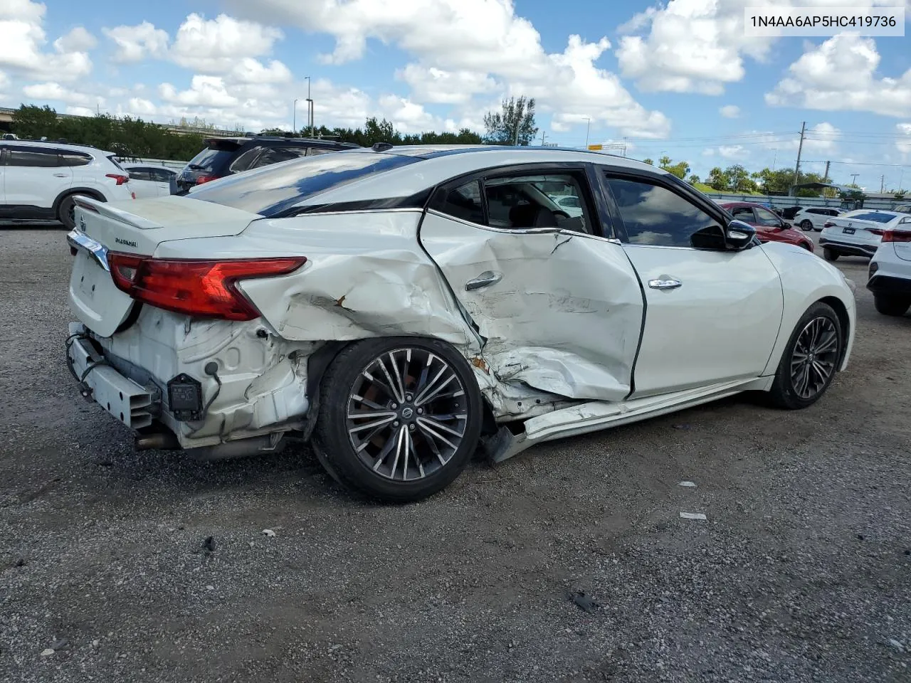 2017 Nissan Maxima 3.5S VIN: 1N4AA6AP5HC419736 Lot: 77231284