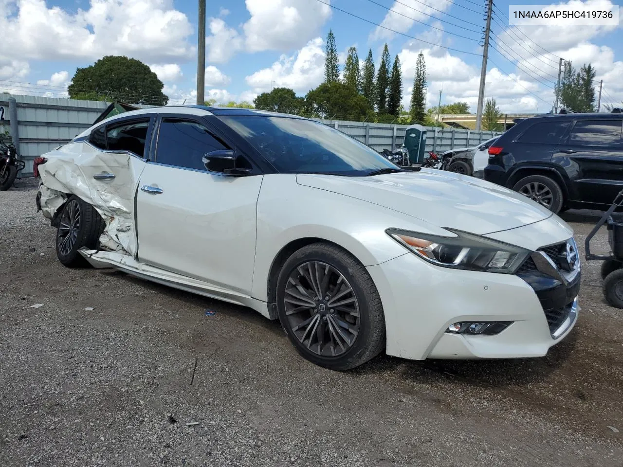 1N4AA6AP5HC419736 2017 Nissan Maxima 3.5S