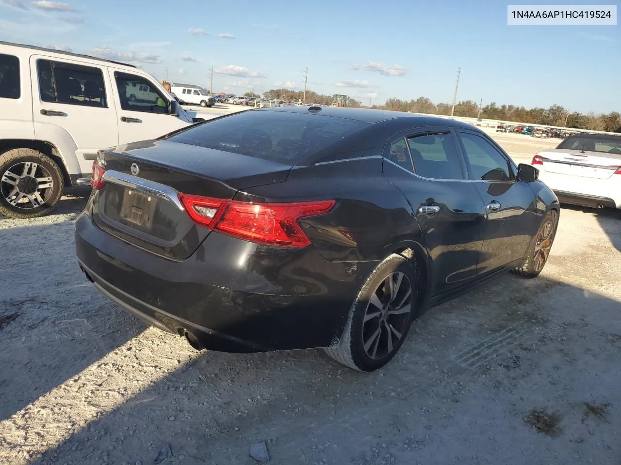 2017 Nissan Maxima 3.5S VIN: 1N4AA6AP1HC419524 Lot: 77269634