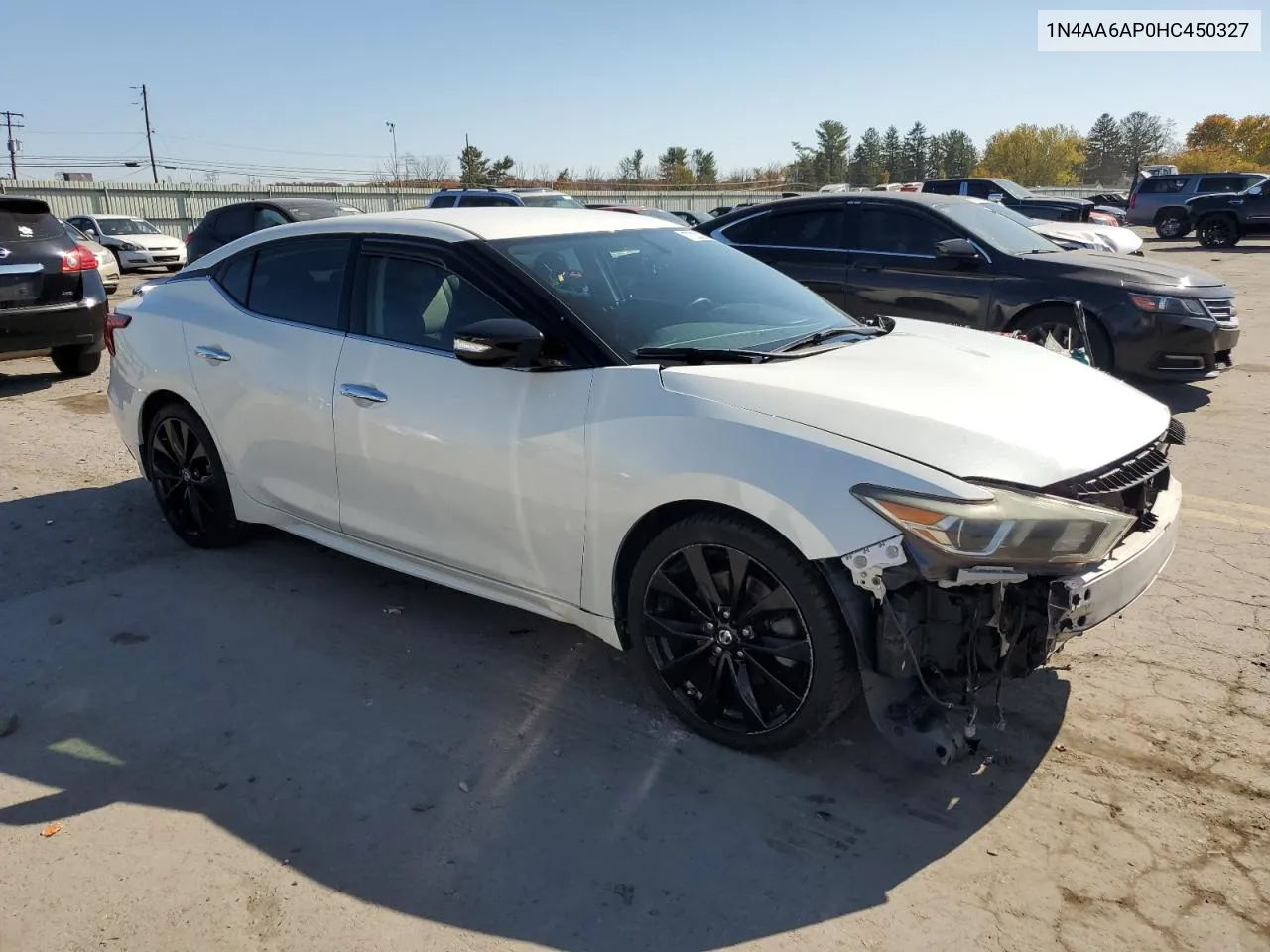 2017 Nissan Maxima 3.5S VIN: 1N4AA6AP0HC450327 Lot: 77333364