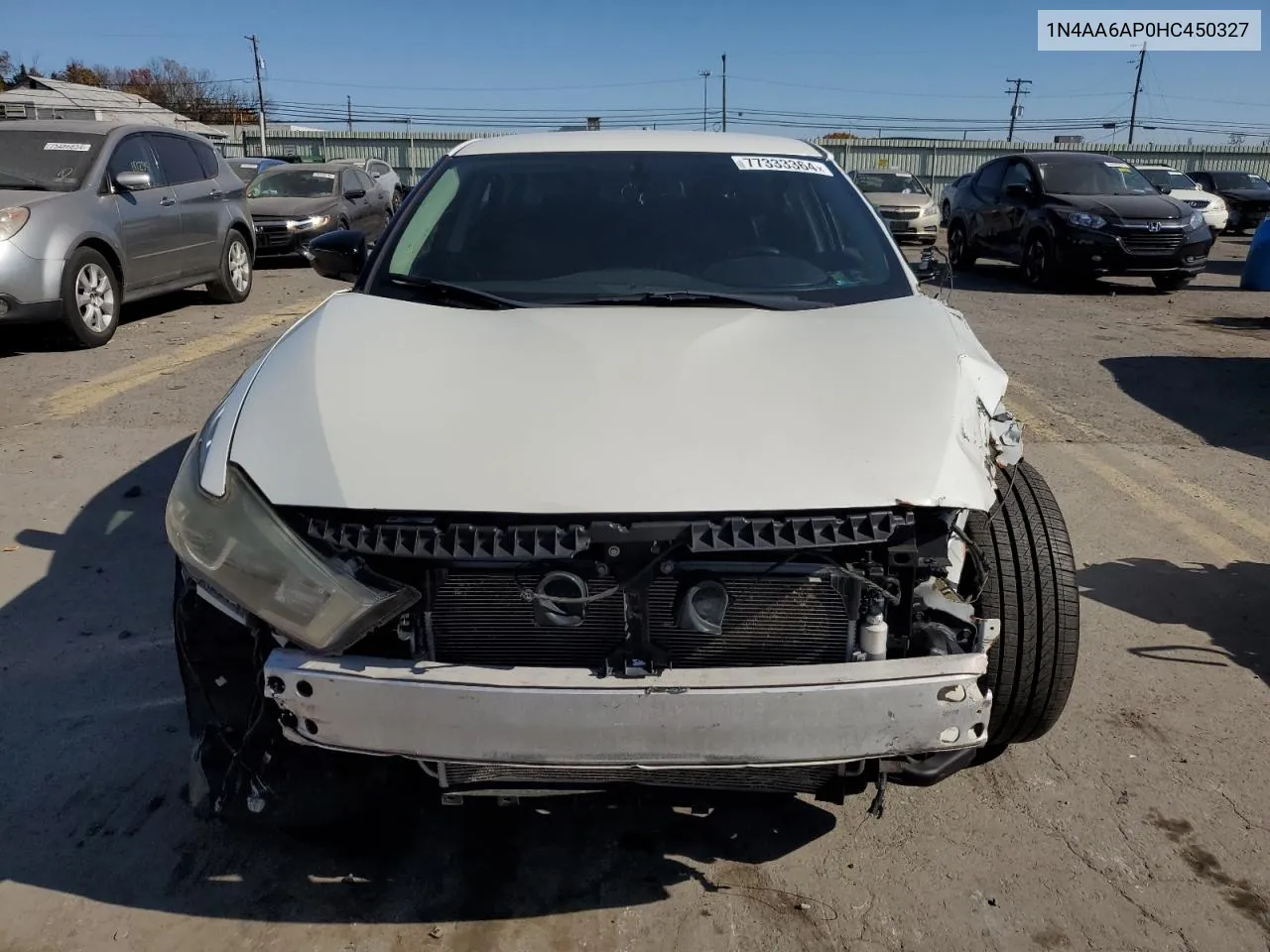 2017 Nissan Maxima 3.5S VIN: 1N4AA6AP0HC450327 Lot: 77333364