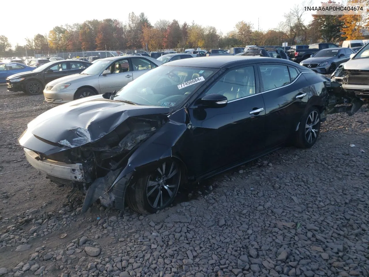 2017 Nissan Maxima 3.5S VIN: 1N4AA6AP0HC404674 Lot: 77450684