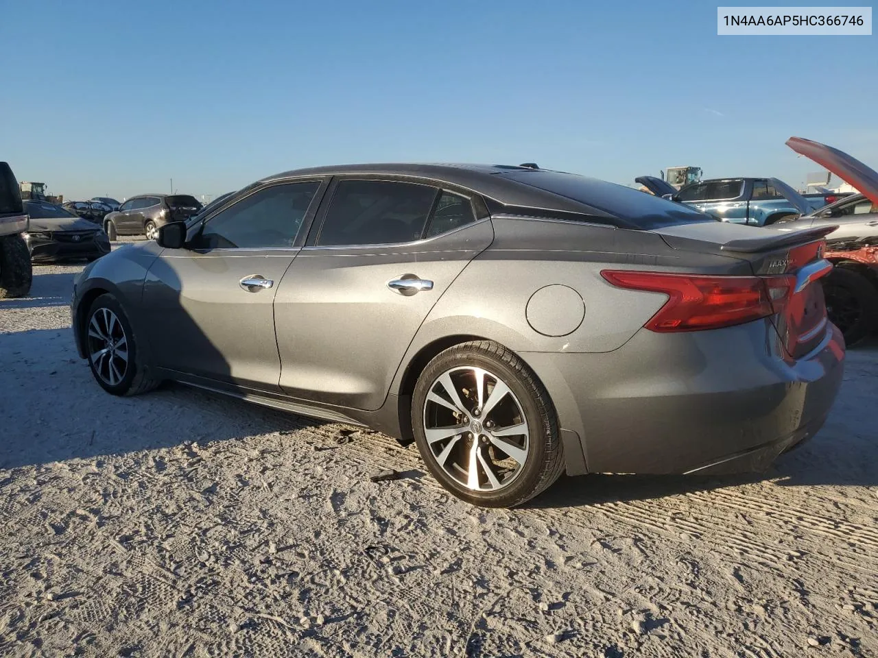 2017 Nissan Maxima 3.5S VIN: 1N4AA6AP5HC366746 Lot: 77453524