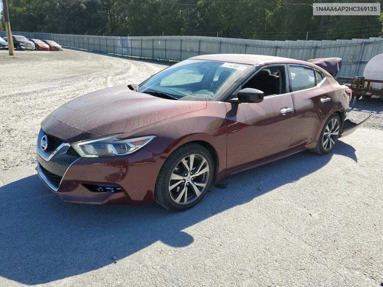 2017 Nissan Maxima 3.5S VIN: 1N4AA6AP2HC369135 Lot: 77470374