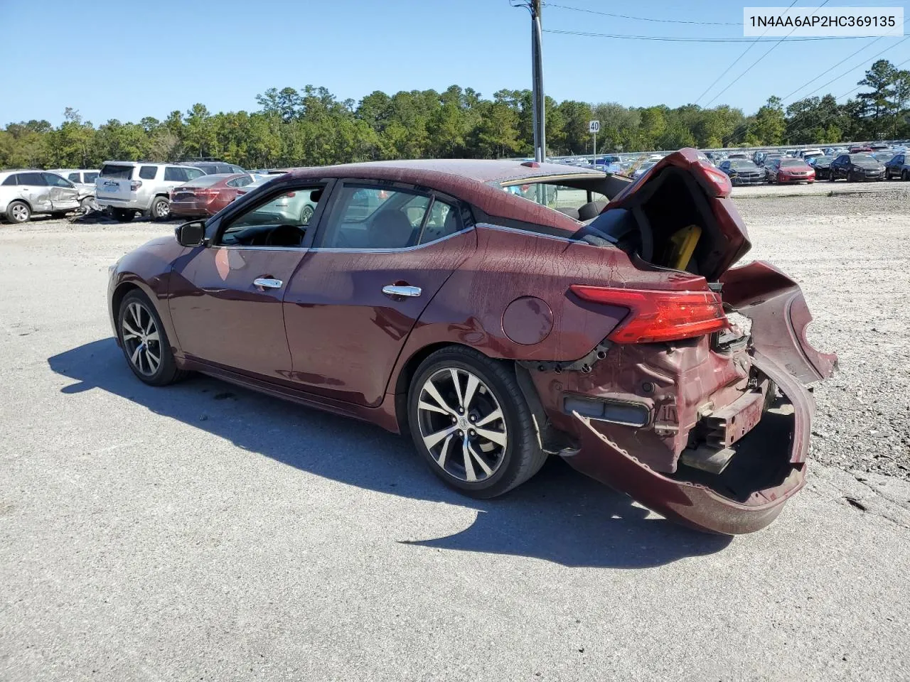 2017 Nissan Maxima 3.5S VIN: 1N4AA6AP2HC369135 Lot: 77470374