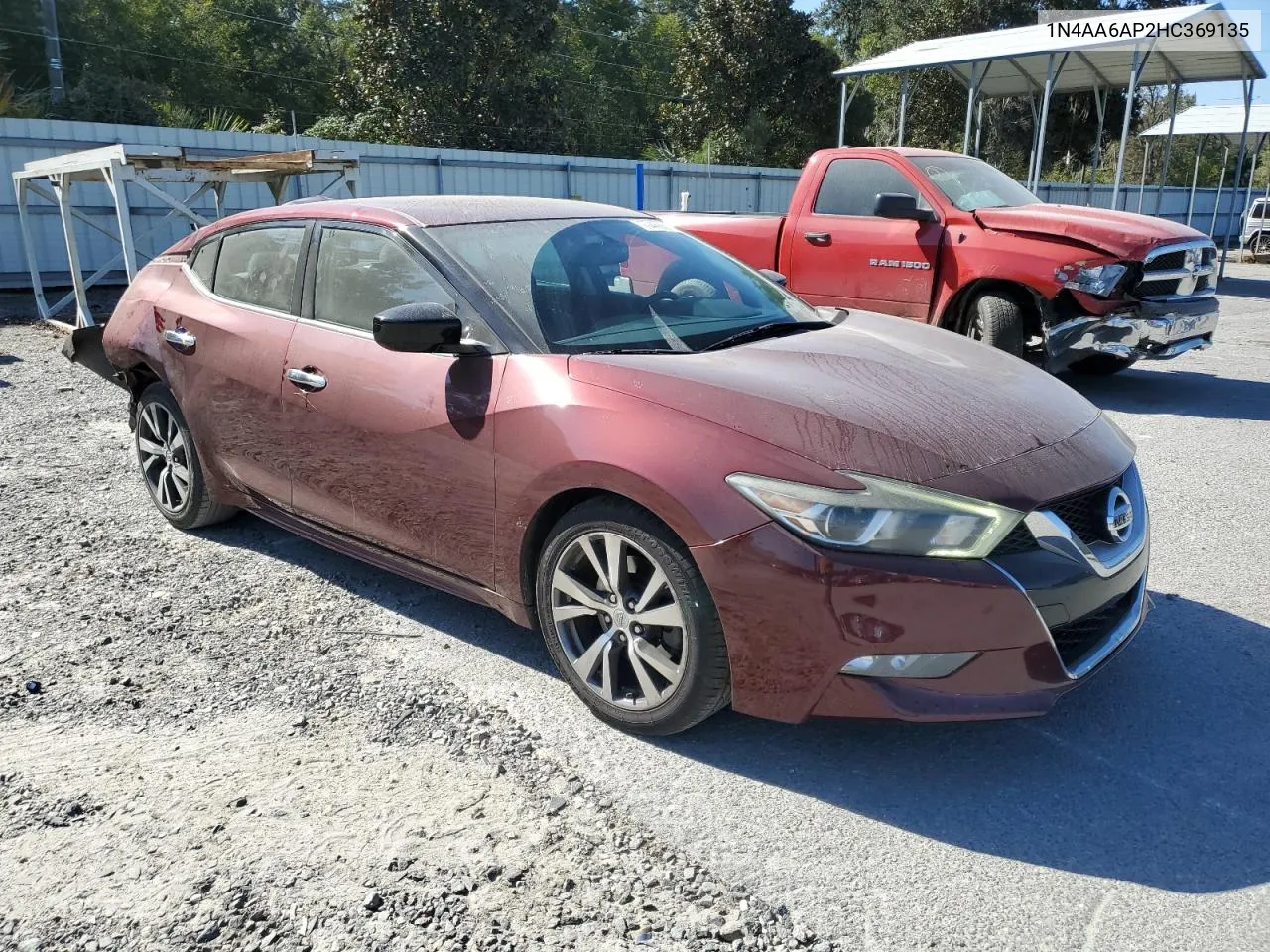 2017 Nissan Maxima 3.5S VIN: 1N4AA6AP2HC369135 Lot: 77470374