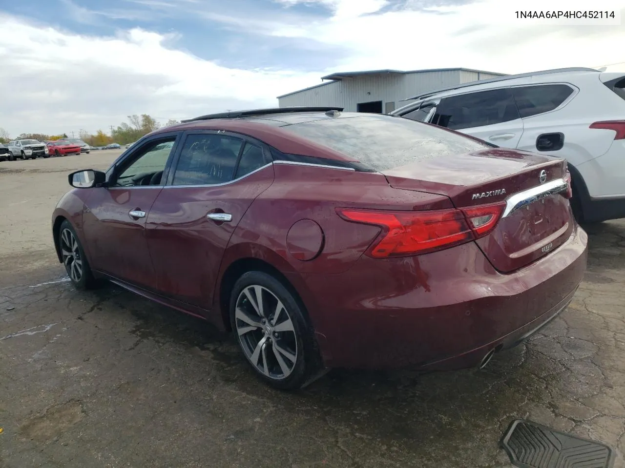 2017 Nissan Maxima 3.5S VIN: 1N4AA6AP4HC452114 Lot: 78139844