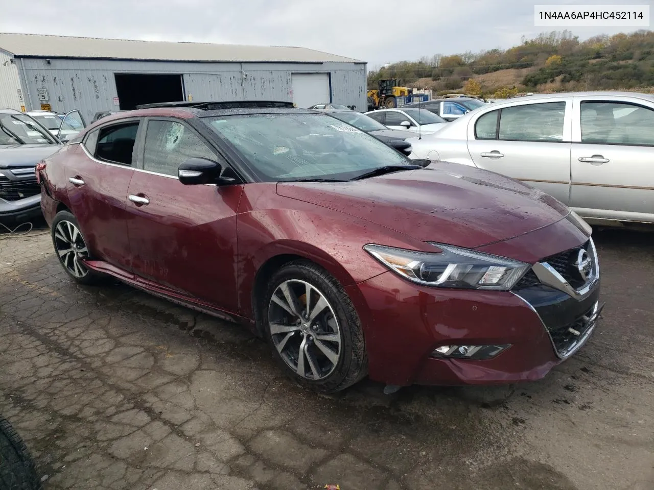 2017 Nissan Maxima 3.5S VIN: 1N4AA6AP4HC452114 Lot: 78139844