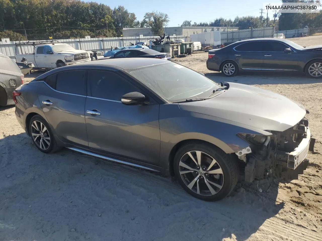 2017 Nissan Maxima 3.5S VIN: 1N4AA6AP6HC387850 Lot: 78251584