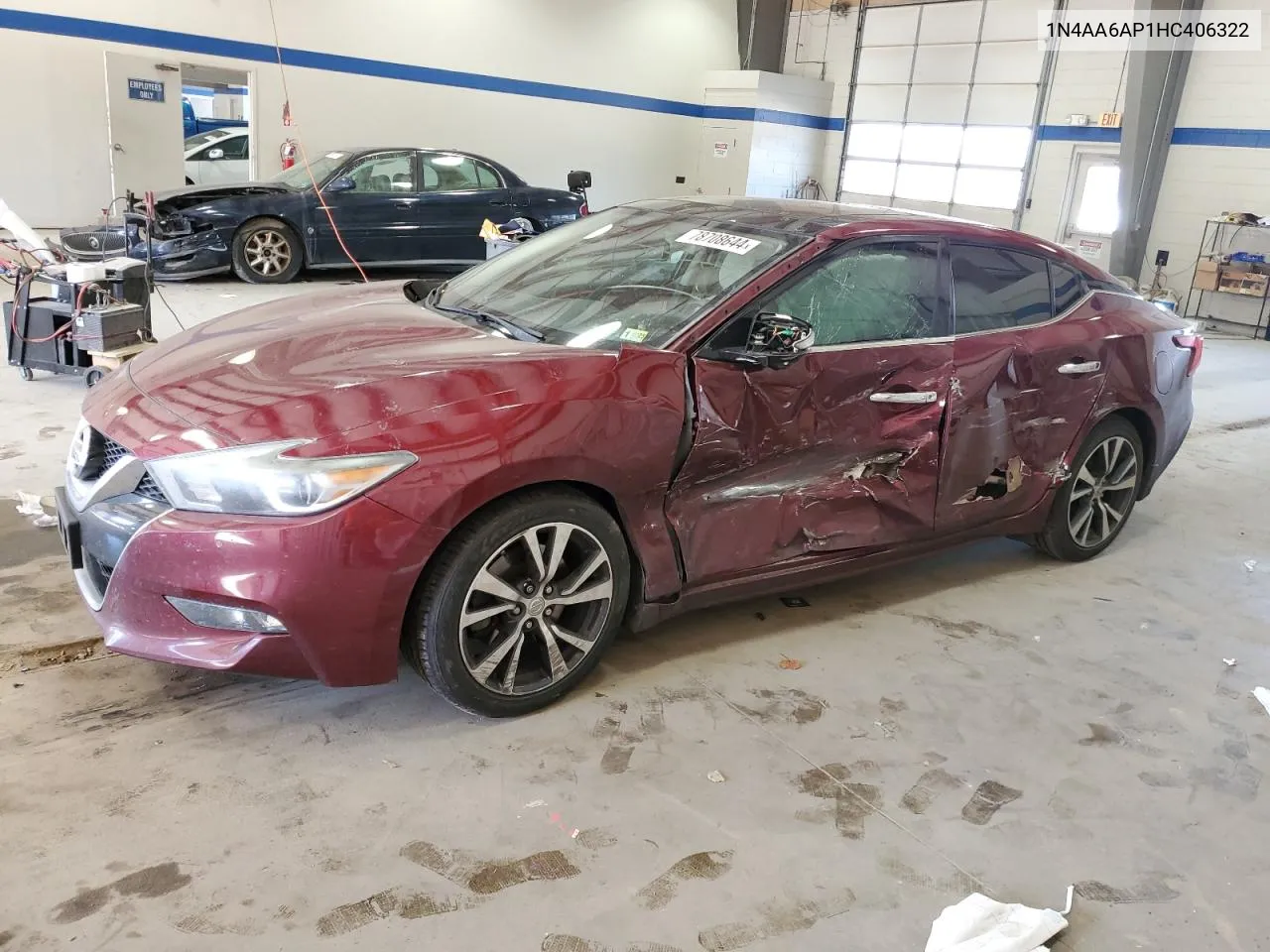 2017 Nissan Maxima VIN: 1N4AA6AP1HC406322 Lot: 78708644