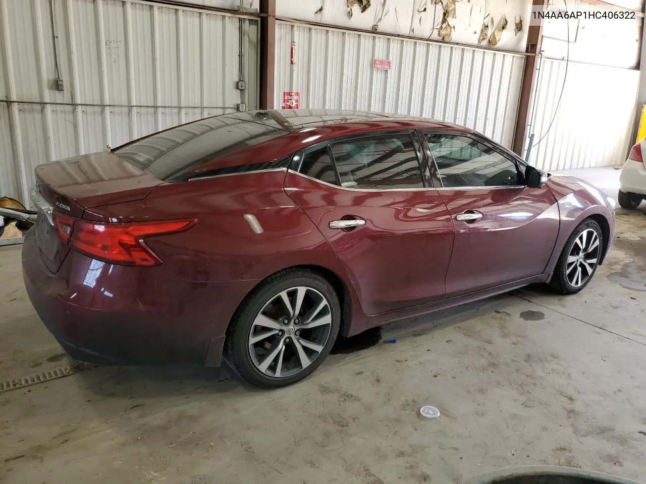 2017 Nissan Maxima VIN: 1N4AA6AP1HC406322 Lot: 78708644