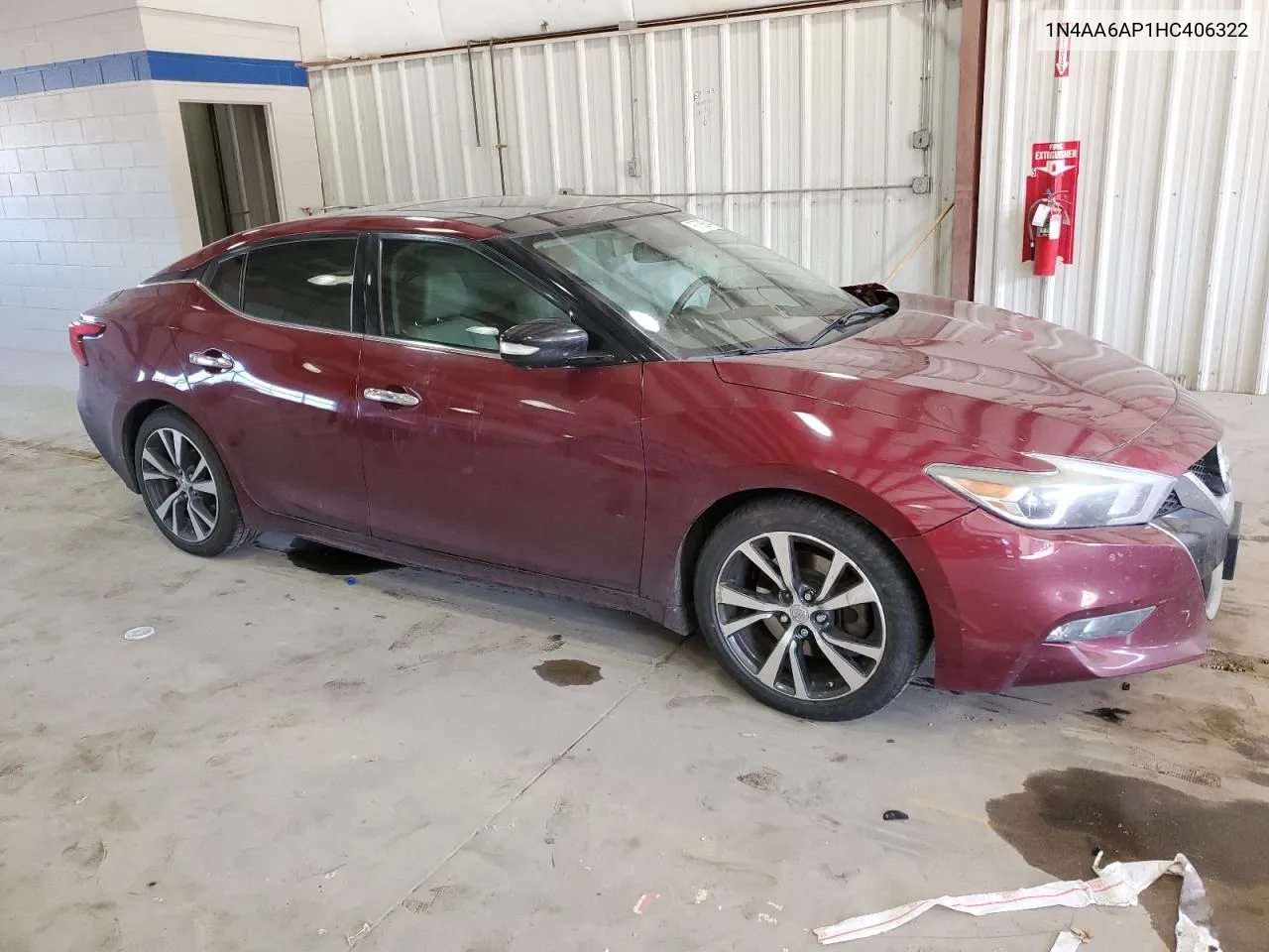 2017 Nissan Maxima VIN: 1N4AA6AP1HC406322 Lot: 78708644