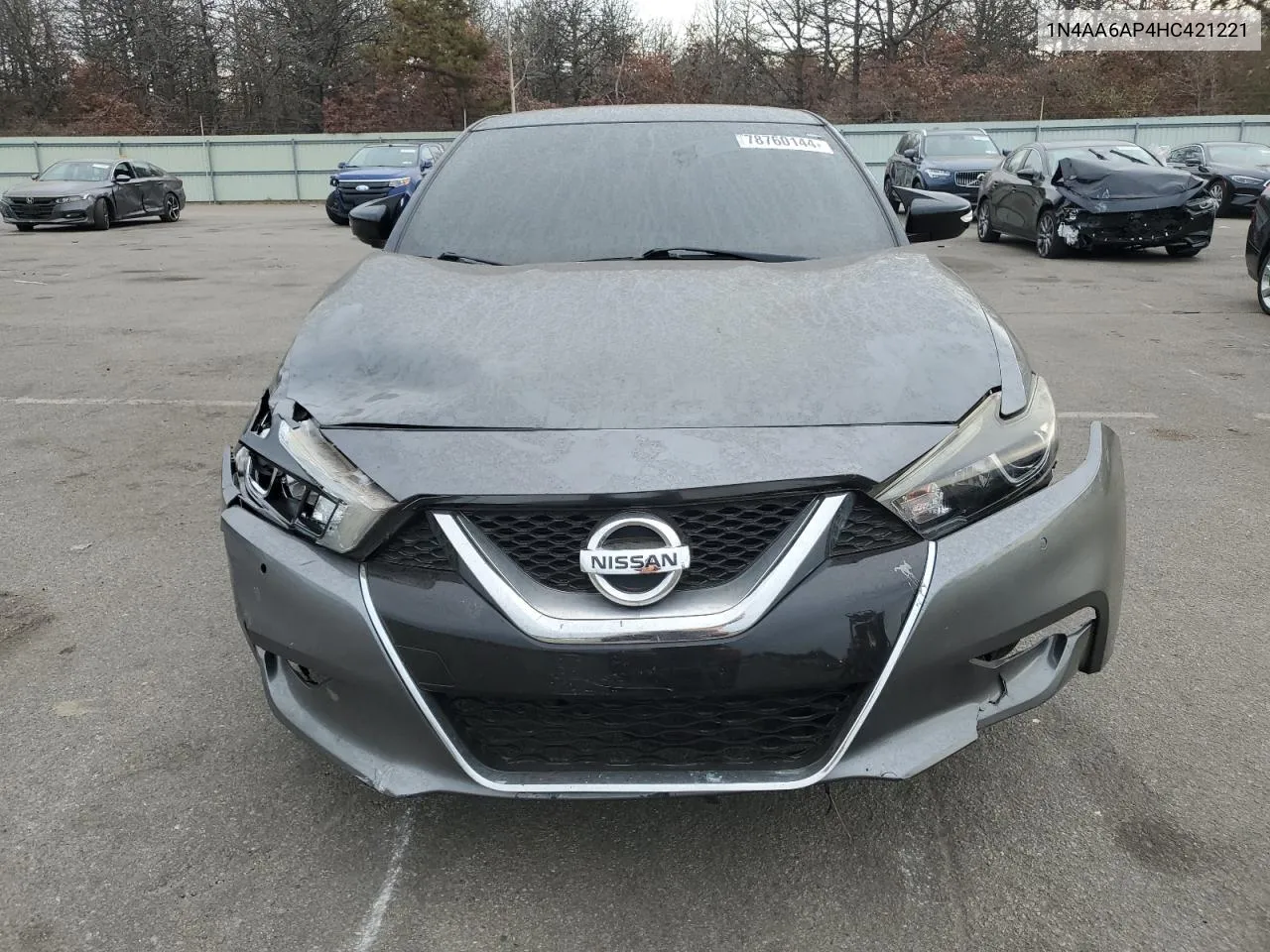 2017 Nissan Maxima 3.5S VIN: 1N4AA6AP4HC421221 Lot: 78760144