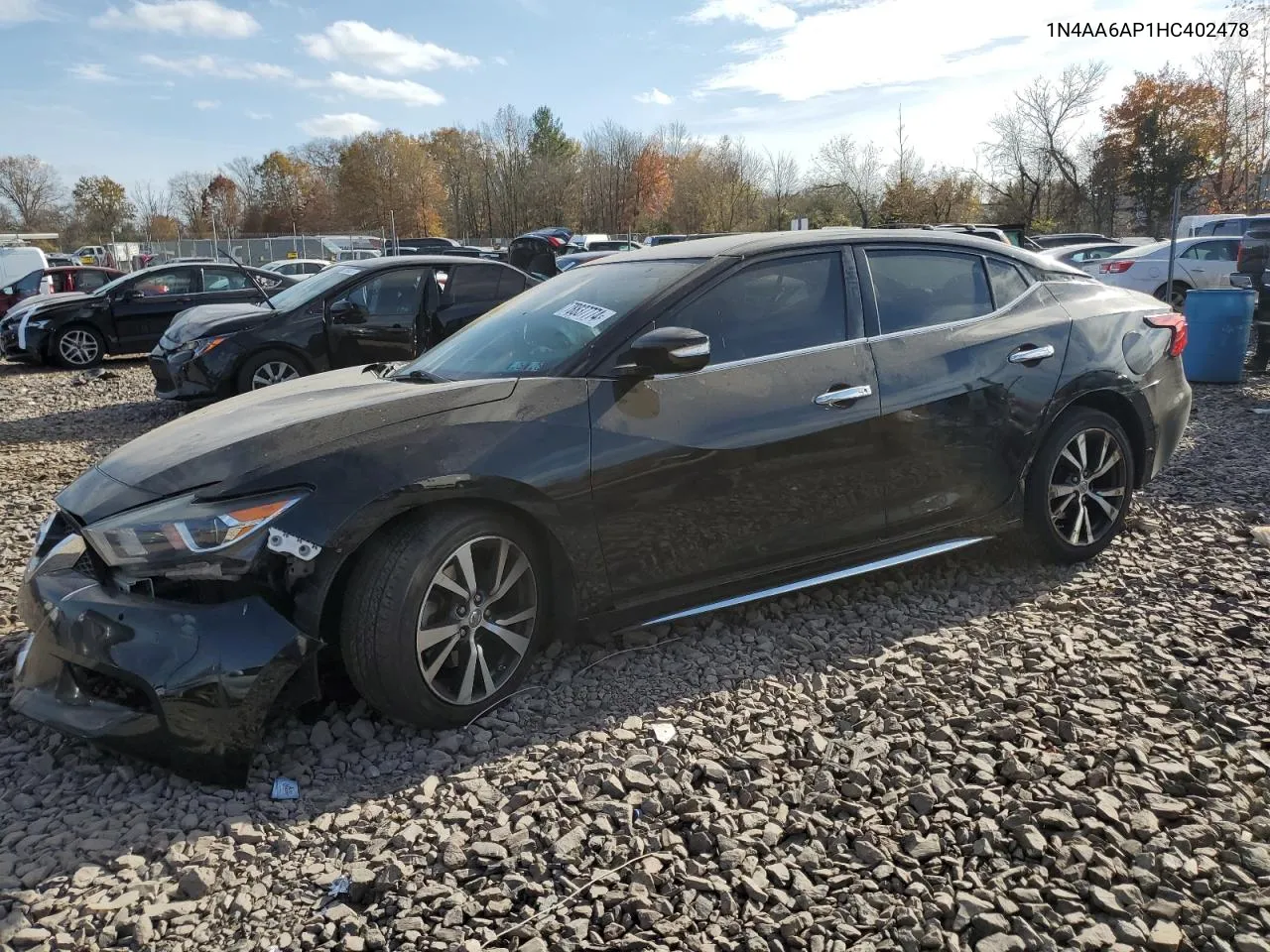 2017 Nissan Maxima 3.5S VIN: 1N4AA6AP1HC402478 Lot: 78837774