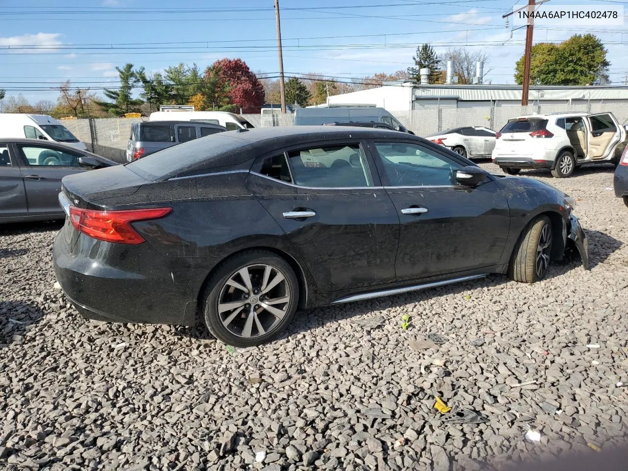 2017 Nissan Maxima 3.5S VIN: 1N4AA6AP1HC402478 Lot: 78837774