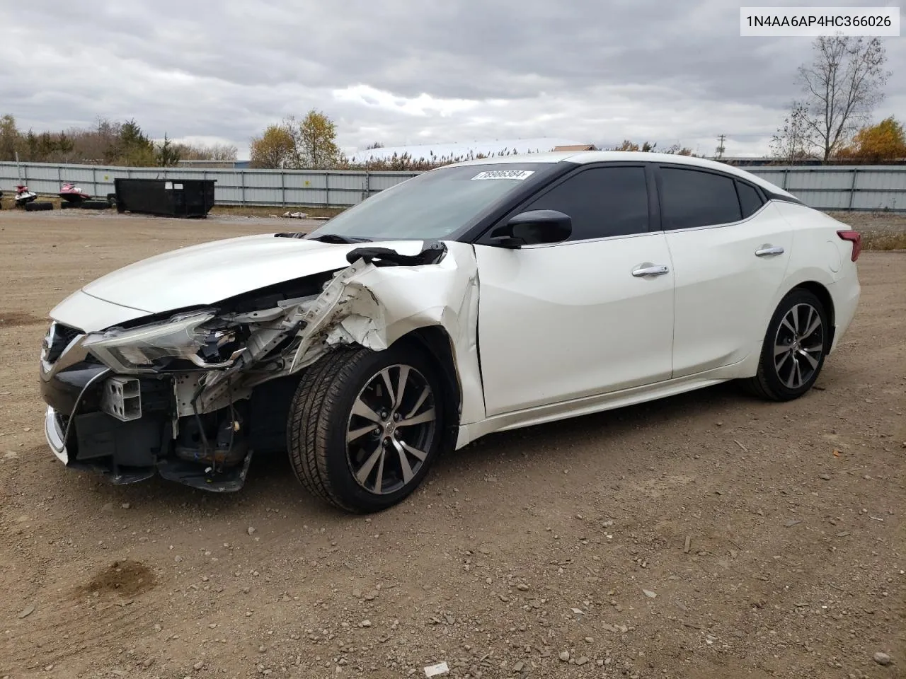 2017 Nissan Maxima 3.5S VIN: 1N4AA6AP4HC366026 Lot: 78986384