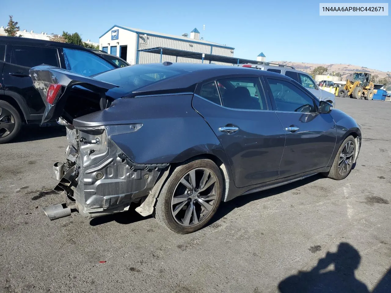 2017 Nissan Maxima 3.5S VIN: 1N4AA6AP8HC442671 Lot: 79128704