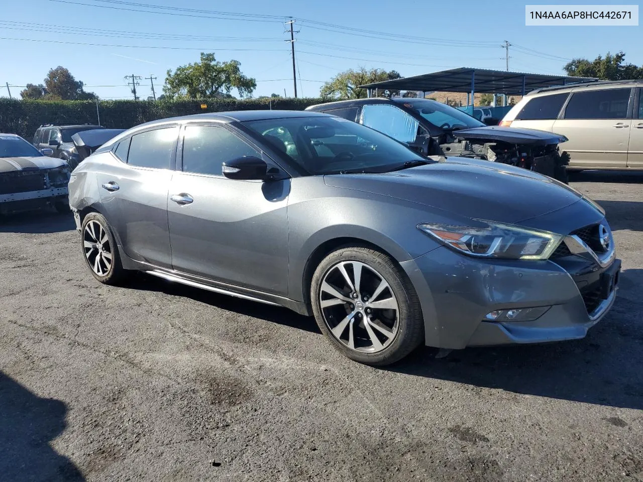 2017 Nissan Maxima 3.5S VIN: 1N4AA6AP8HC442671 Lot: 79128704