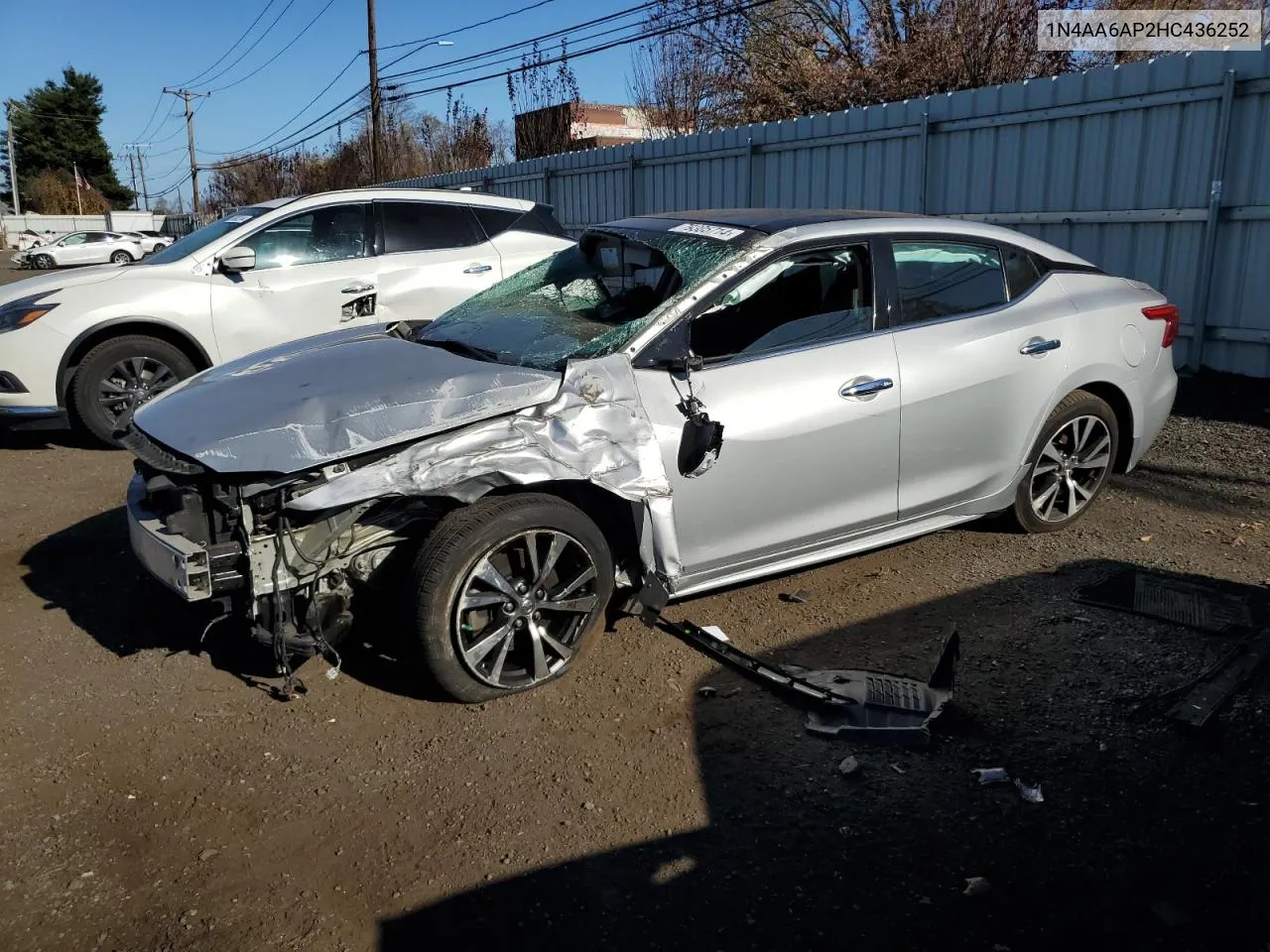 2017 Nissan Maxima 3.5S VIN: 1N4AA6AP2HC436252 Lot: 79305714