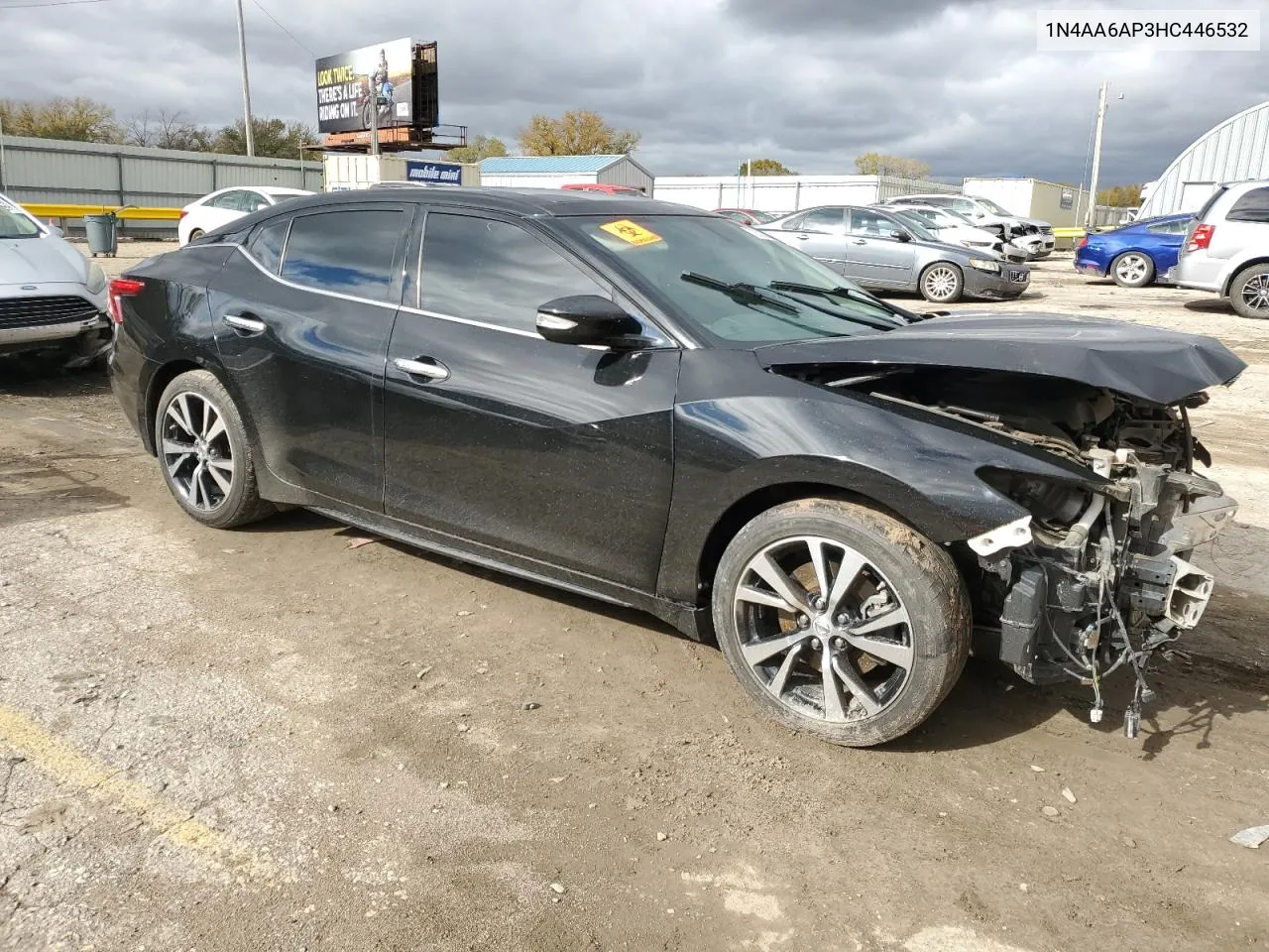 2017 Nissan Maxima 3.5S VIN: 1N4AA6AP3HC446532 Lot: 79322844