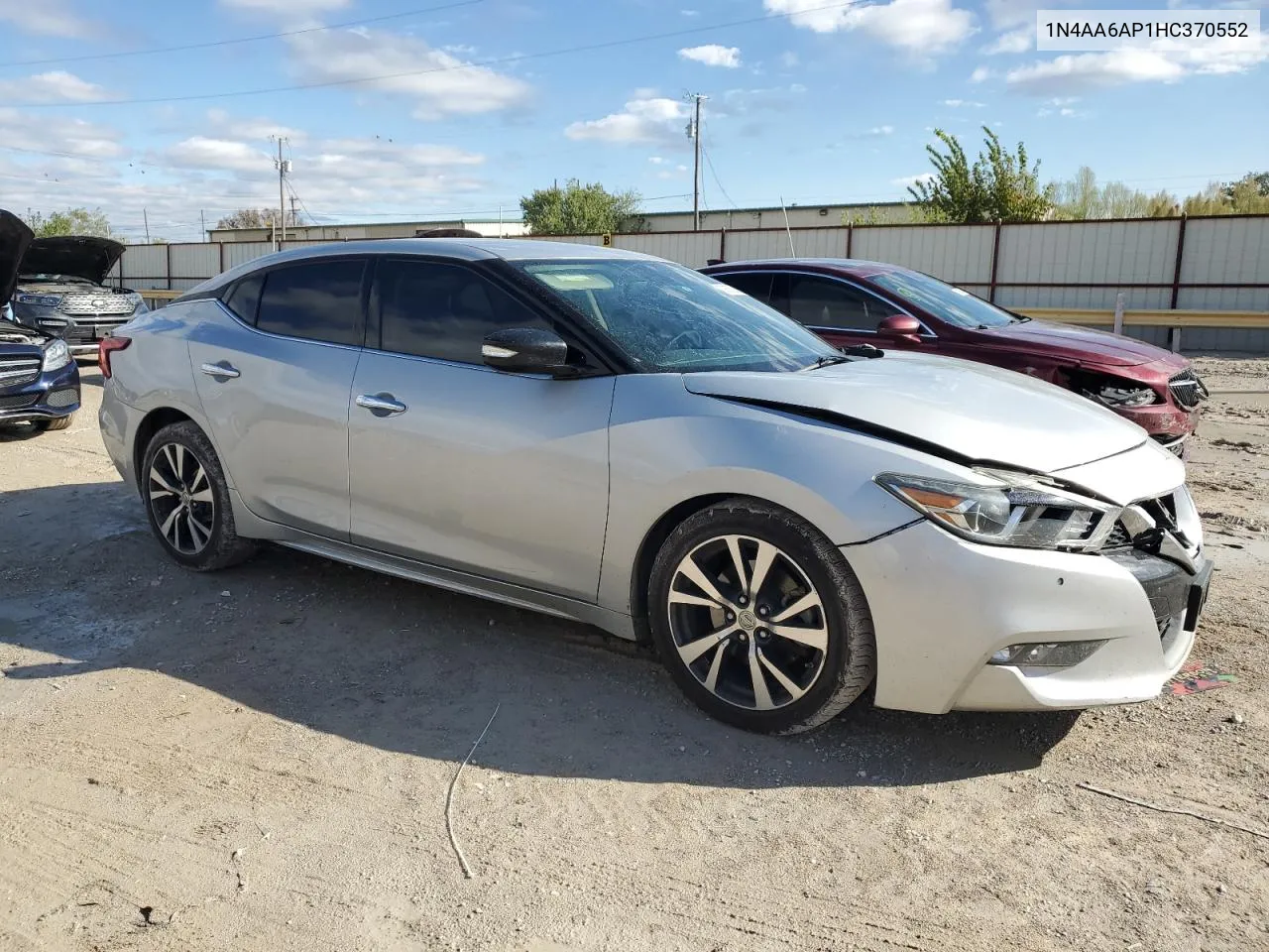 2017 Nissan Maxima 3.5S VIN: 1N4AA6AP1HC370552 Lot: 79366294