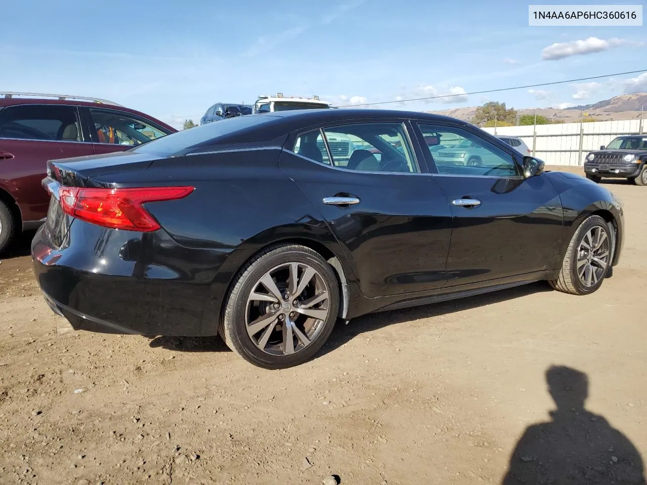 2017 Nissan Maxima 3.5S VIN: 1N4AA6AP6HC360616 Lot: 79499614