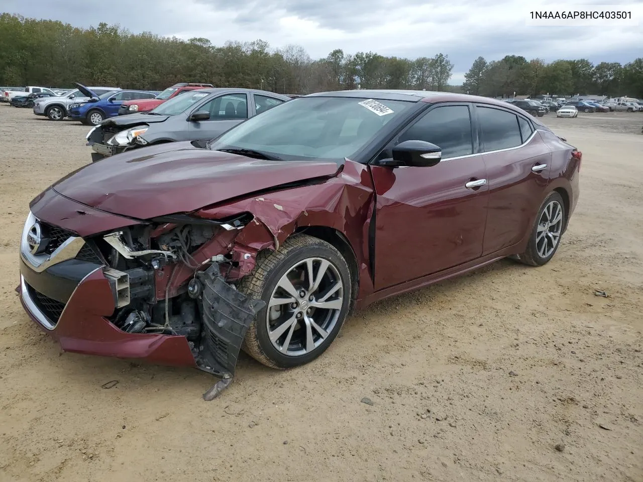 2017 Nissan Maxima 3.5S VIN: 1N4AA6AP8HC403501 Lot: 80130694