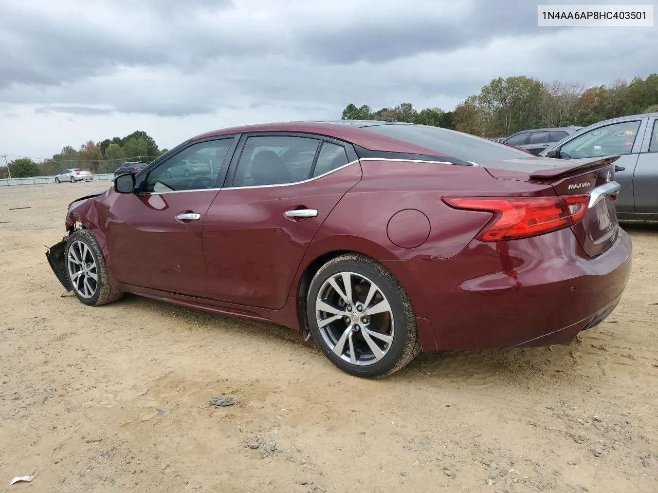 2017 Nissan Maxima 3.5S VIN: 1N4AA6AP8HC403501 Lot: 80130694