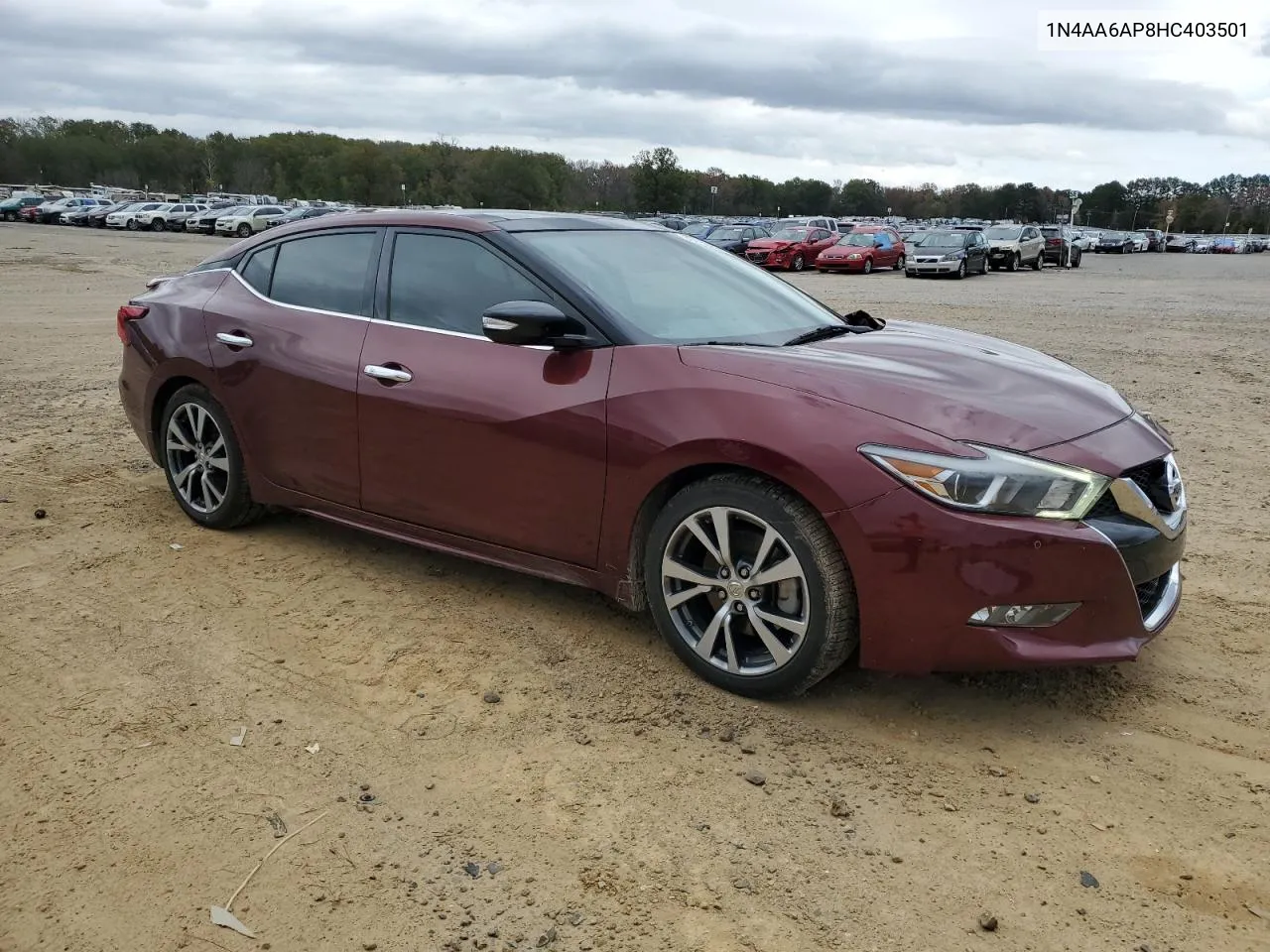 2017 Nissan Maxima 3.5S VIN: 1N4AA6AP8HC403501 Lot: 80130694