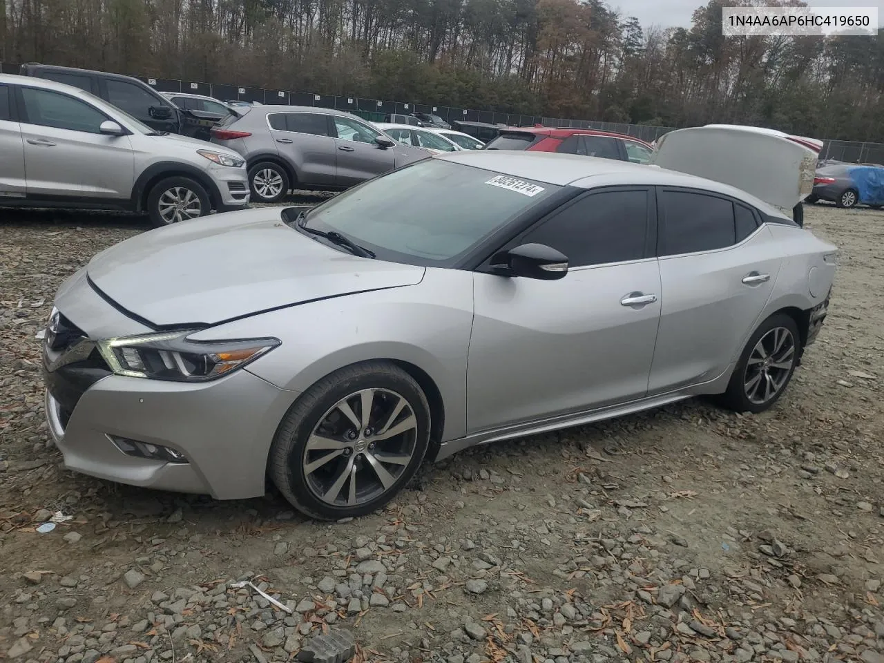 2017 Nissan Maxima 3.5S VIN: 1N4AA6AP6HC419650 Lot: 80261274