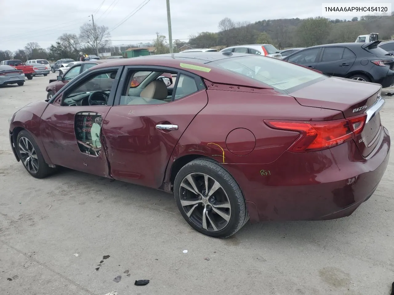 2017 Nissan Maxima 3.5S VIN: 1N4AA6AP9HC454120 Lot: 80724454