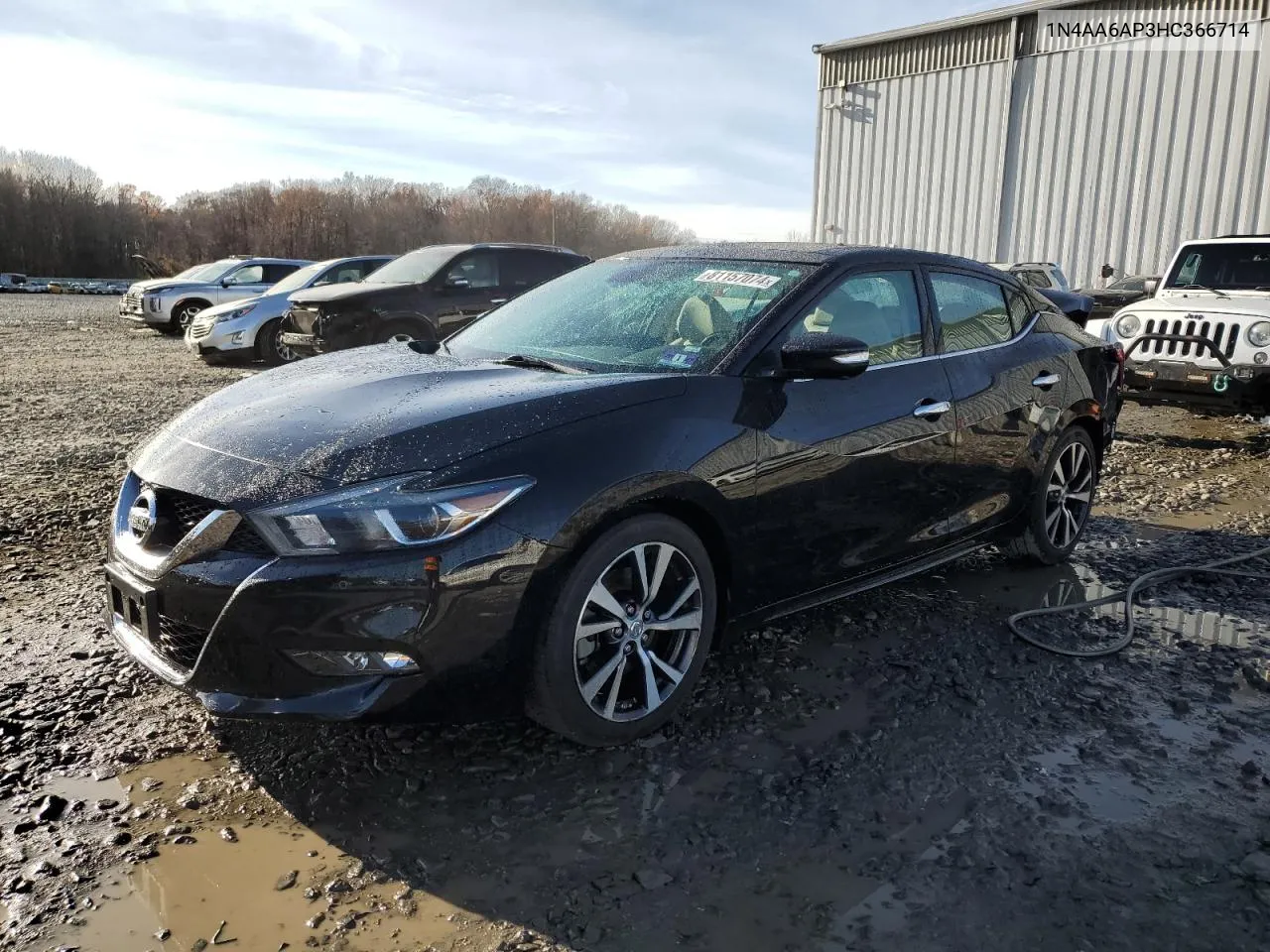 2017 Nissan Maxima 3.5S VIN: 1N4AA6AP3HC366714 Lot: 81157074