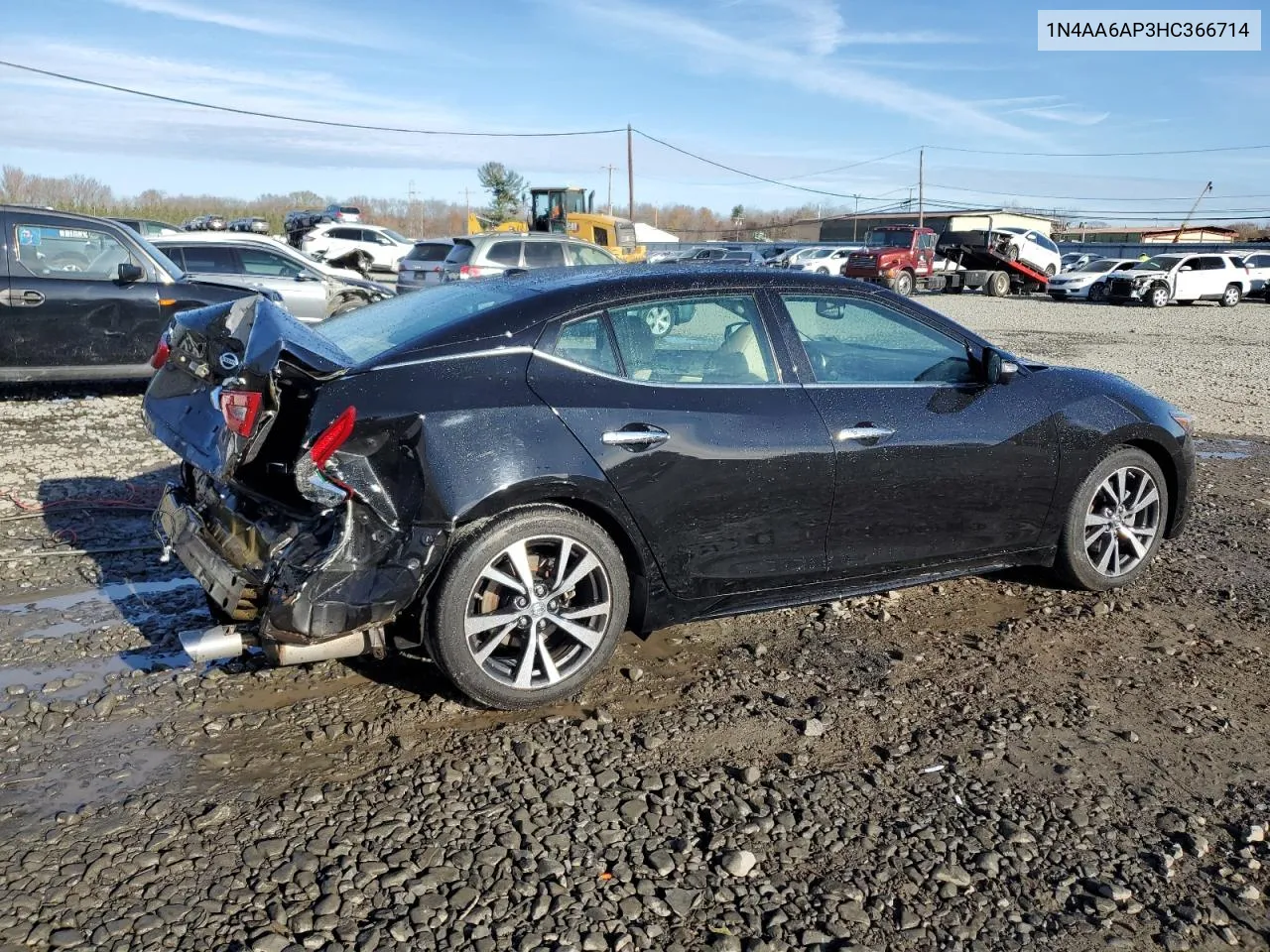 2017 Nissan Maxima 3.5S VIN: 1N4AA6AP3HC366714 Lot: 81157074