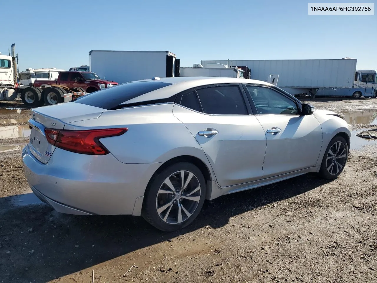 2017 Nissan Maxima 3.5S VIN: 1N4AA6AP6HC392756 Lot: 81313924