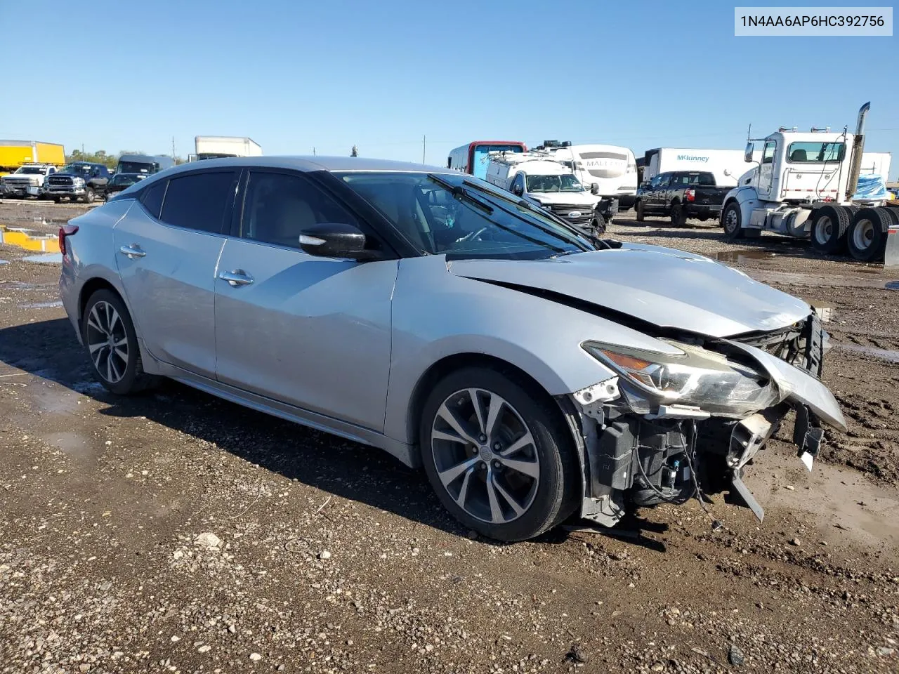 2017 Nissan Maxima 3.5S VIN: 1N4AA6AP6HC392756 Lot: 81313924