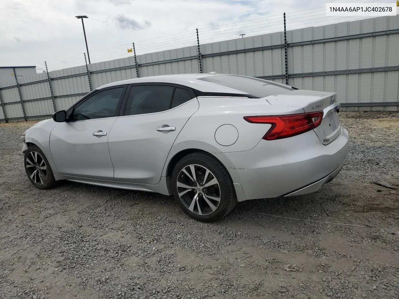 2018 Nissan Maxima 3.5S VIN: 1N4AA6AP1JC402678 Lot: 53094014