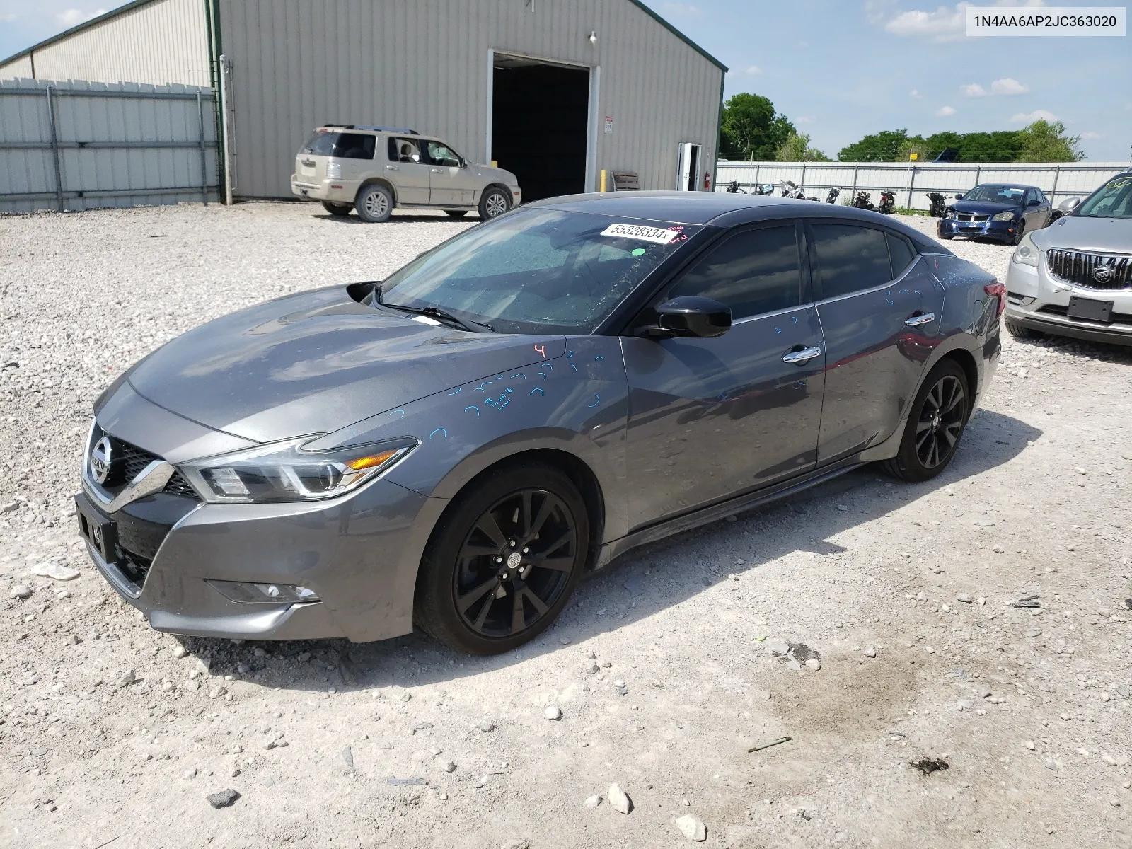 2018 Nissan Maxima 3.5S VIN: 1N4AA6AP2JC363020 Lot: 55328334