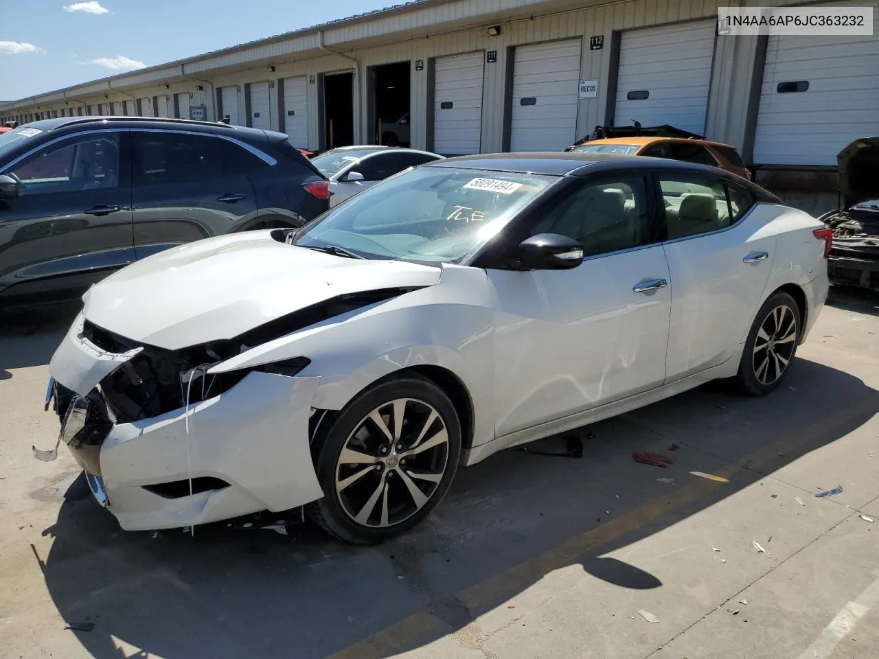 2018 Nissan Maxima 3.5S VIN: 1N4AA6AP6JC363232 Lot: 58091494