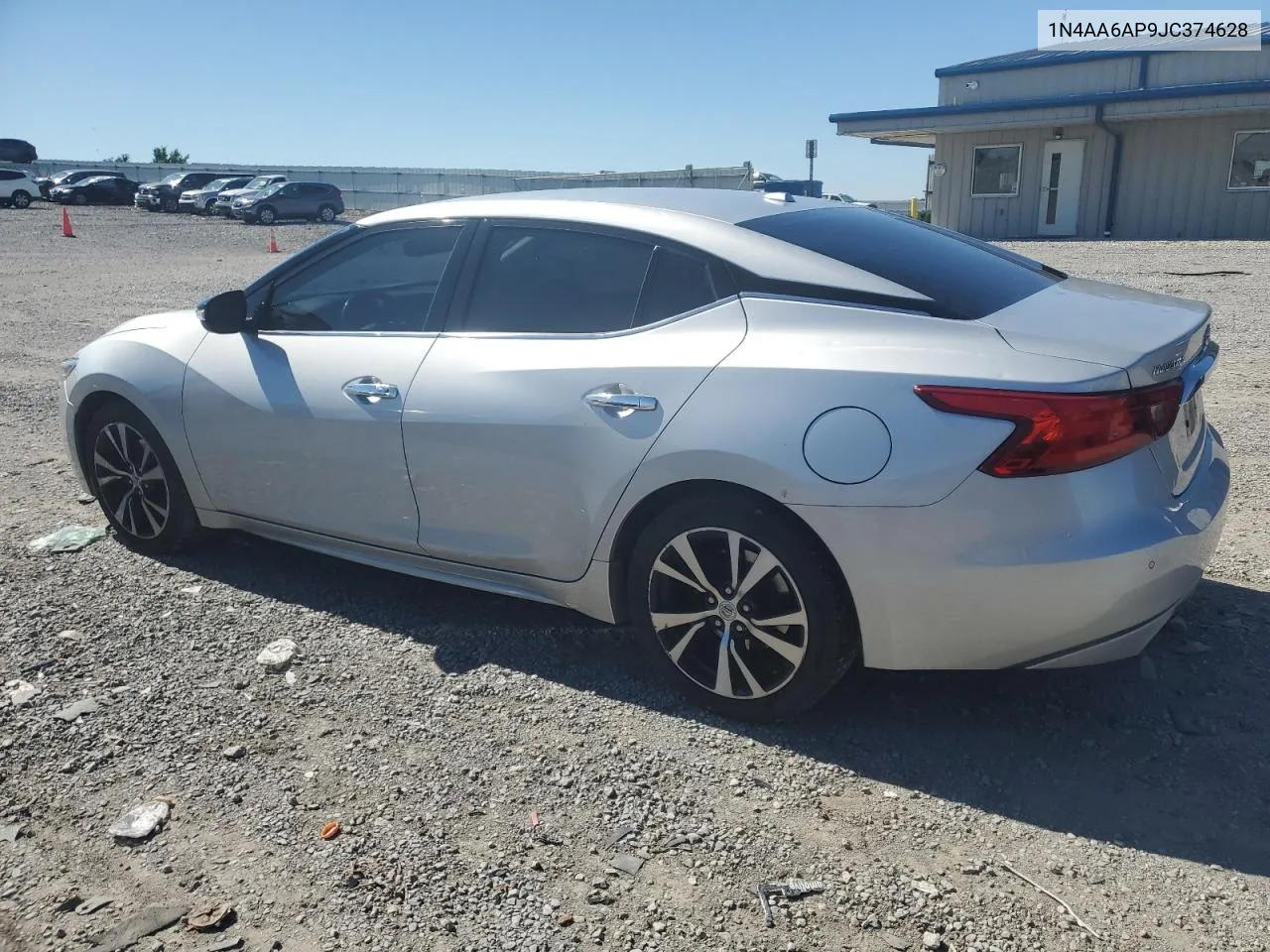 2018 Nissan Maxima 3.5S VIN: 1N4AA6AP9JC374628 Lot: 58827724