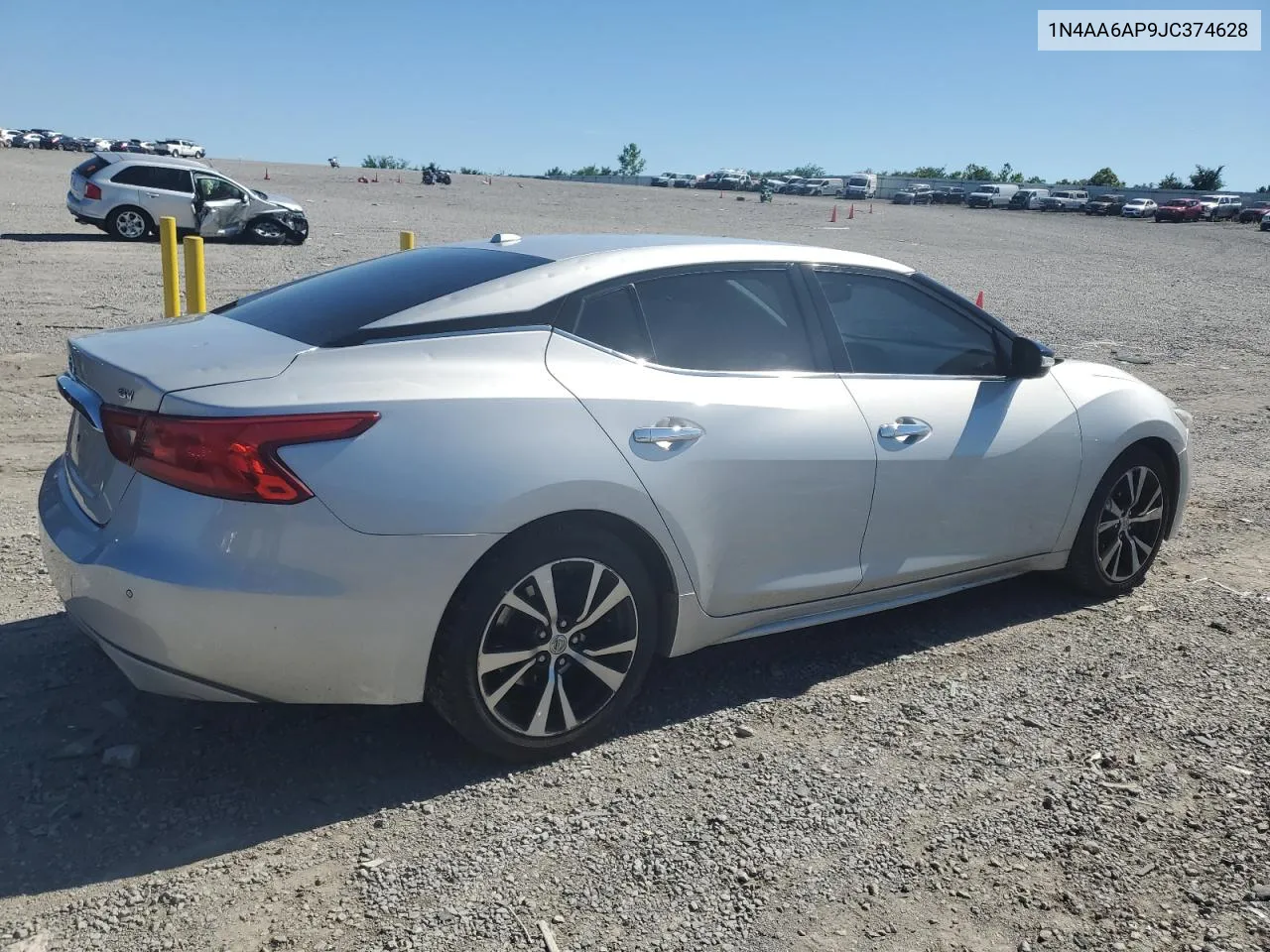 2018 Nissan Maxima 3.5S VIN: 1N4AA6AP9JC374628 Lot: 58827724