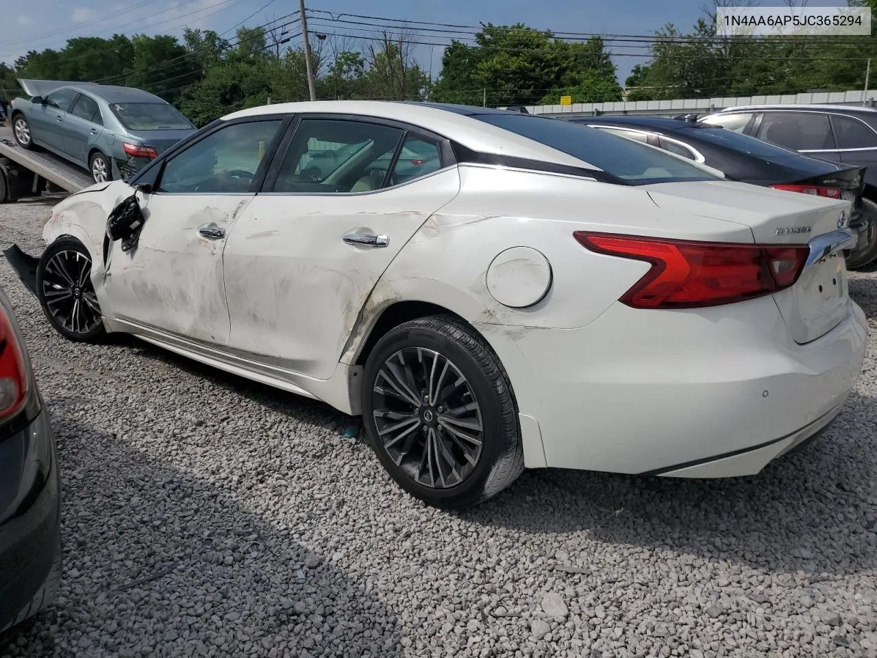 2018 Nissan Maxima 3.5S VIN: 1N4AA6AP5JC365294 Lot: 59731274