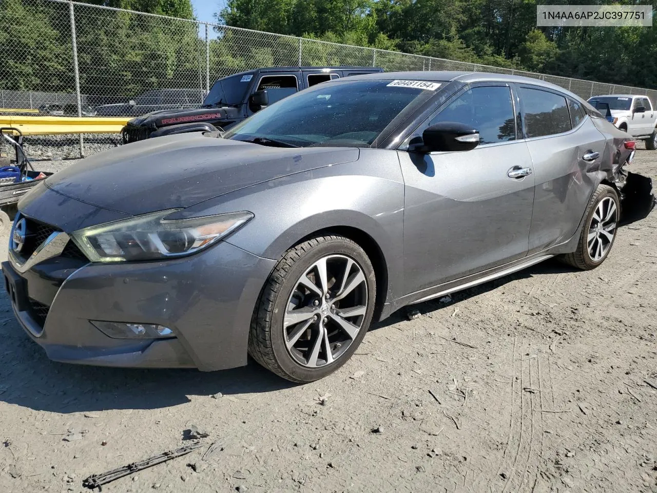 2018 Nissan Maxima 3.5S VIN: 1N4AA6AP2JC397751 Lot: 60481154