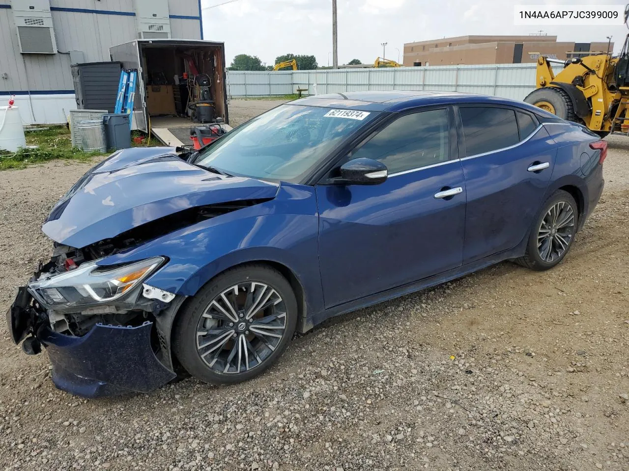 2018 Nissan Maxima 3.5S VIN: 1N4AA6AP7JC399009 Lot: 62119374