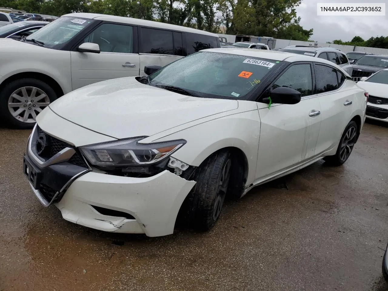 2018 Nissan Maxima 3.5S VIN: 1N4AA6AP2JC393652 Lot: 62863164