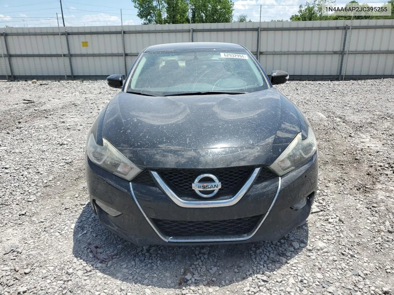 2018 Nissan Maxima 3.5S VIN: 1N4AA6AP2JC395255 Lot: 62932994