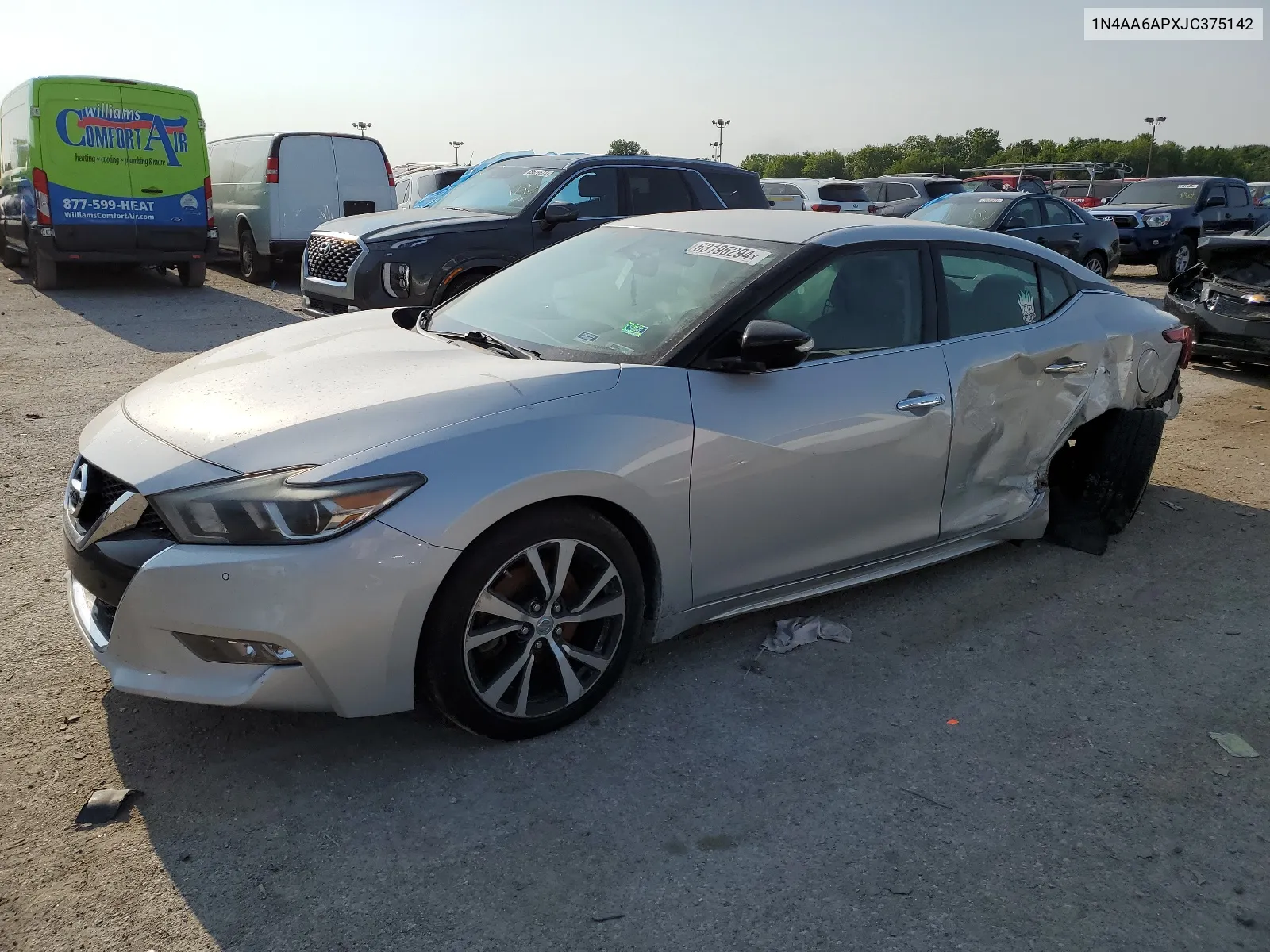 1N4AA6APXJC375142 2018 Nissan Maxima 3.5S