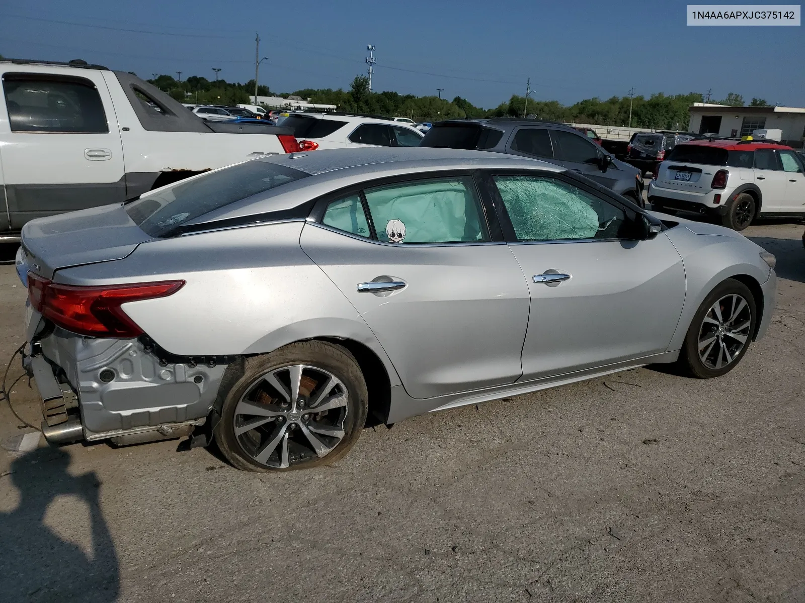 2018 Nissan Maxima 3.5S VIN: 1N4AA6APXJC375142 Lot: 63196294