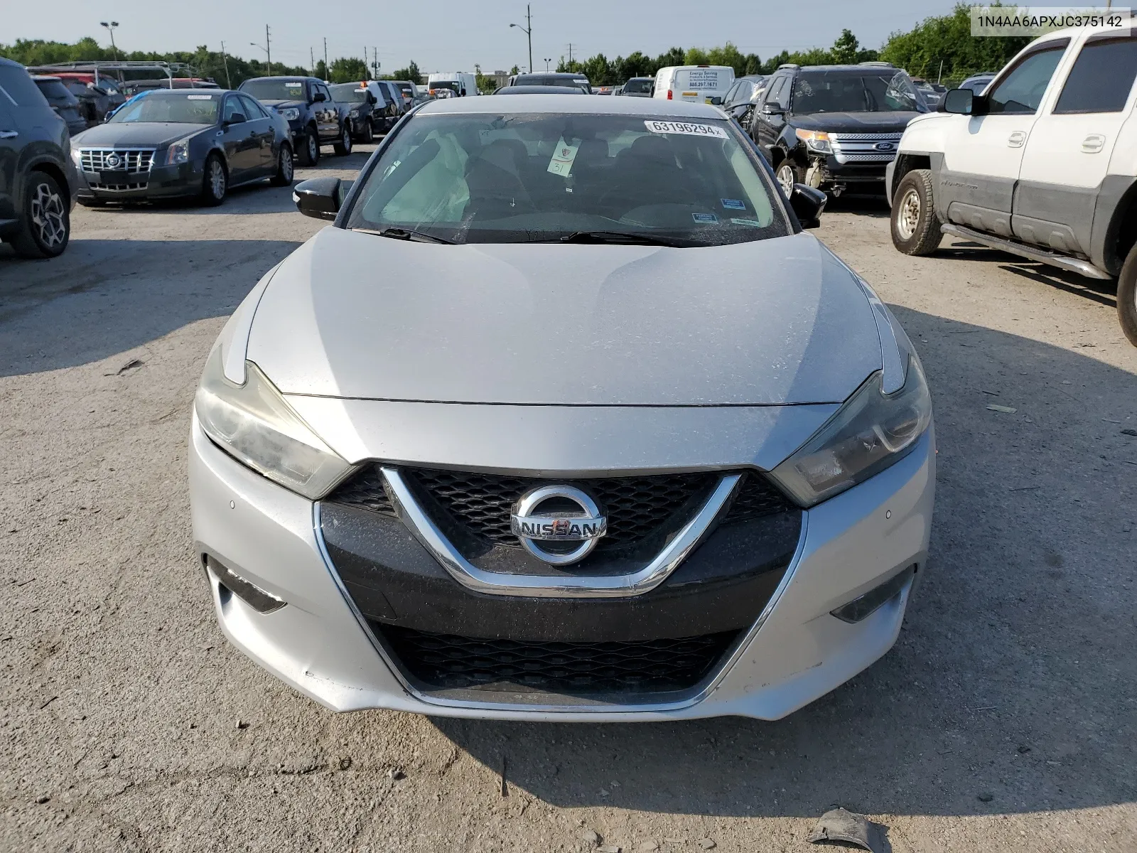 2018 Nissan Maxima 3.5S VIN: 1N4AA6APXJC375142 Lot: 63196294