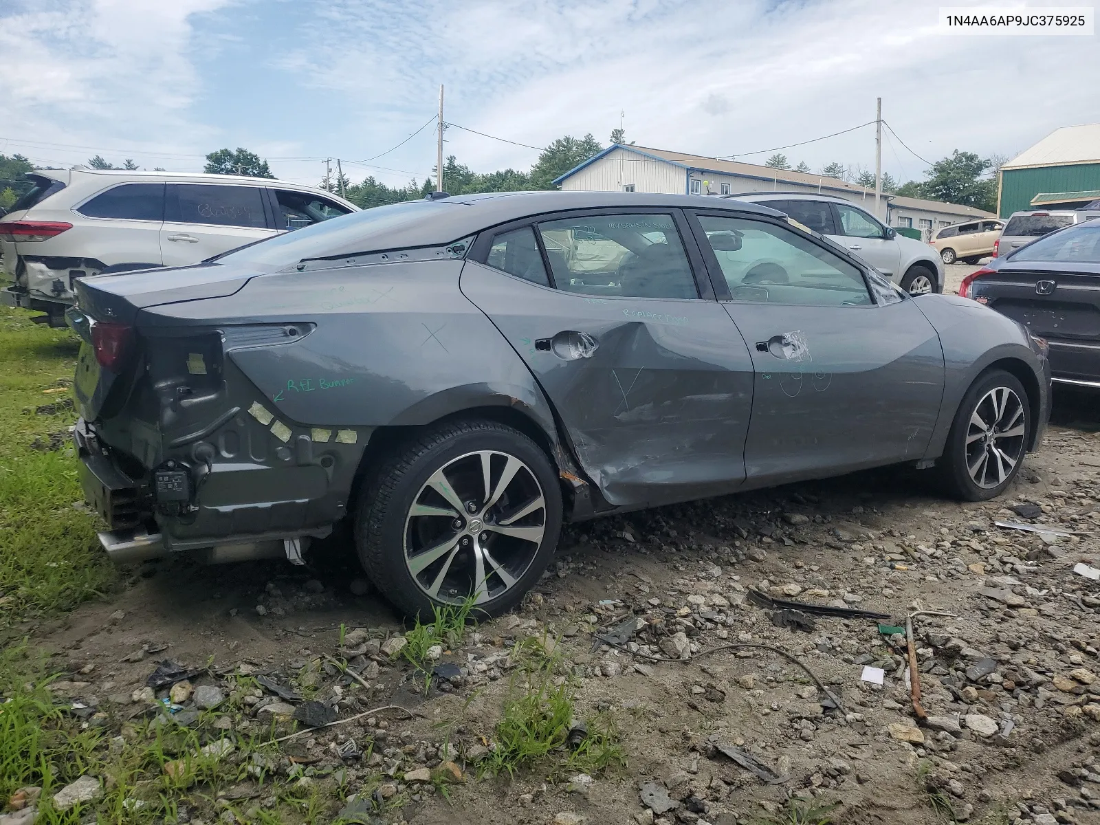 2018 Nissan Maxima 3.5S VIN: 1N4AA6AP9JC375925 Lot: 63668394