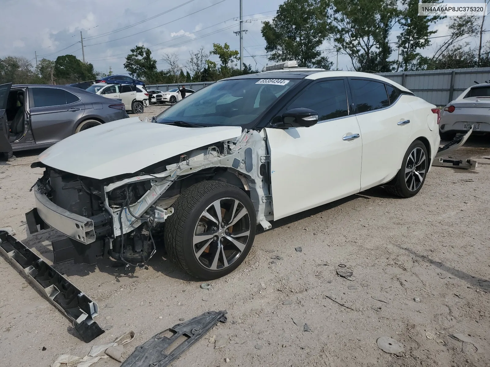 2018 Nissan Maxima 3.5S VIN: 1N4AA6AP8JC375320 Lot: 65384344